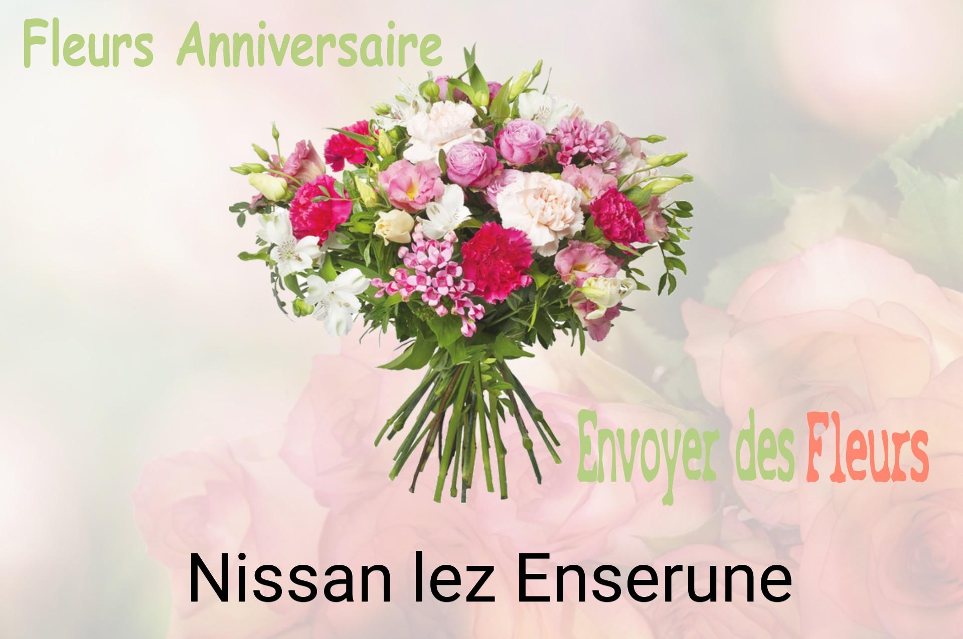 Bouquet de fleurs d’anniversaire livré à Nissan-lez-Enserune